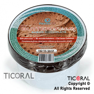 BUTTERCREAM CREMA VEGETAL SABOR CHOCOLATE LISTA PARA USAR 1 X 360GR